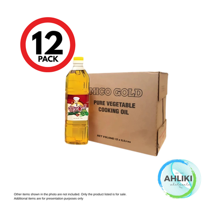 Mico Gold Cooking Oil 1L 12PACK [SORRY, SOLD OUT] "PICKUP FROM AH LIKI WHOLESALE"