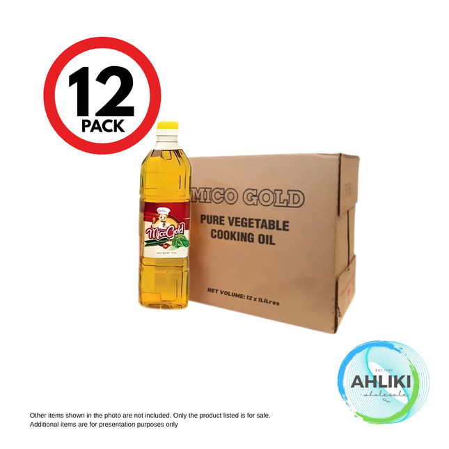 Mico Gold Cooking Oil 1L 12PACK [SORRY, SOLD OUT] "PICKUP FROM AH LIKI WHOLESALE"