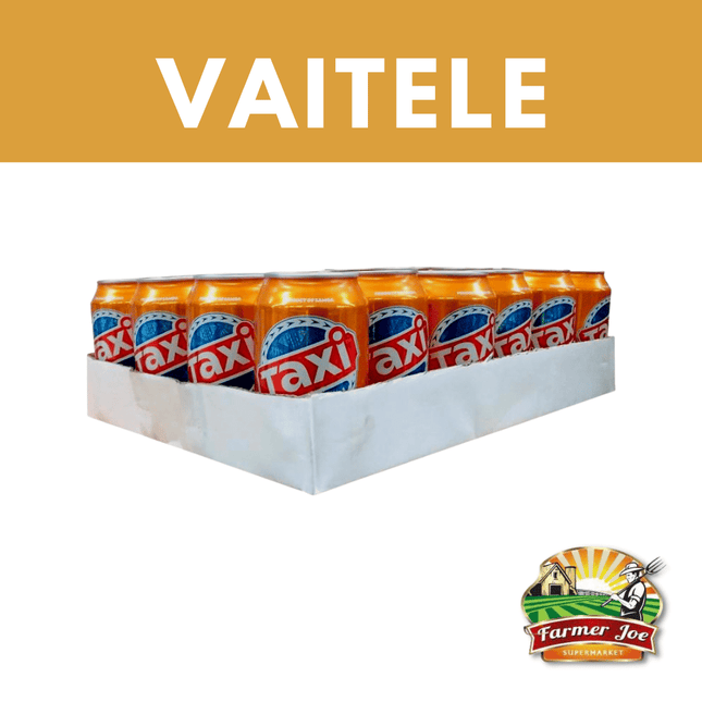 Taxi Can Assorted 330ml by 24 "PICKUP FROM FARMER JOE SUPERMARKET VAITELE ONLY"