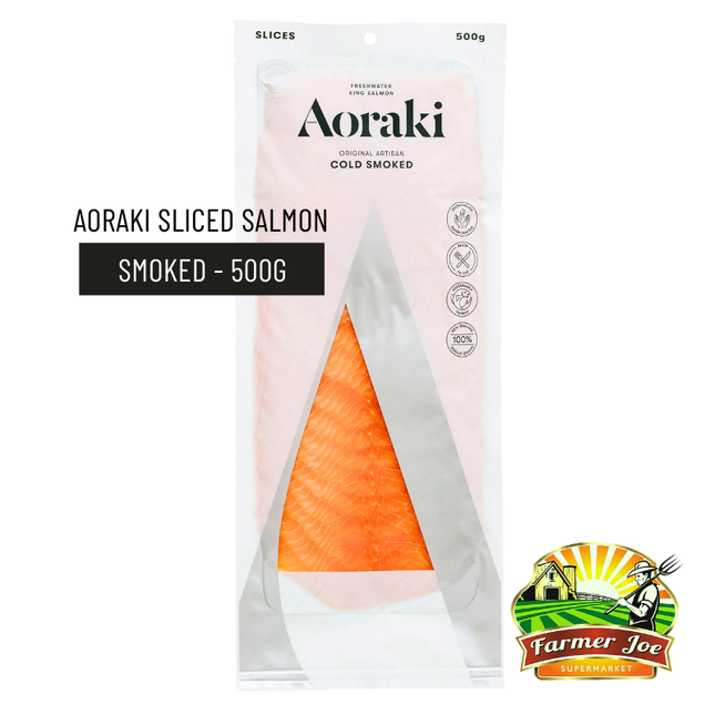 Aoraki Sliced Salmon 500g - "PICKUP FROM FARMER JOE SUPERMARKET UPOLU ONLY"