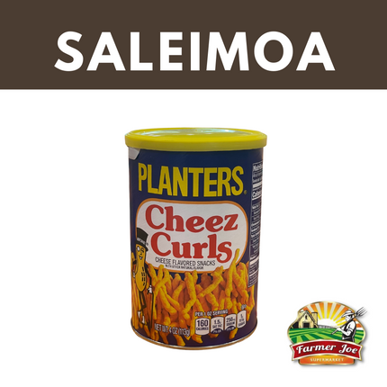 Planters Cheese Curls 4oz "PICKUP FROM FARMER JOE SUPERMARKET SALEIMOA ONLY"