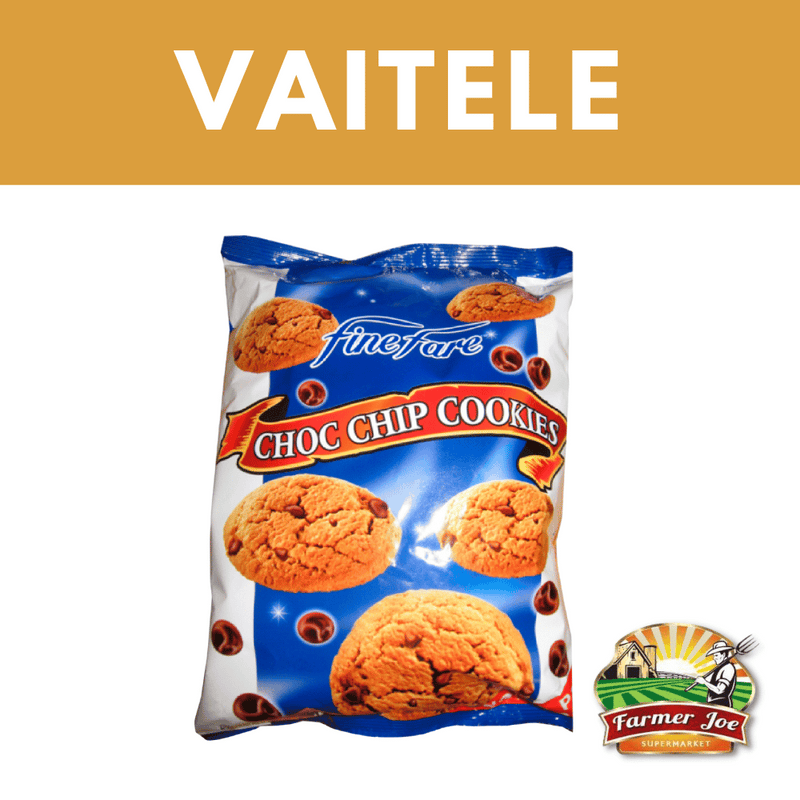Finefare Choc Chip Cookies 500g "PICKUP FROM FARMER JOE SUPERMARKET VAITELE ONLY"