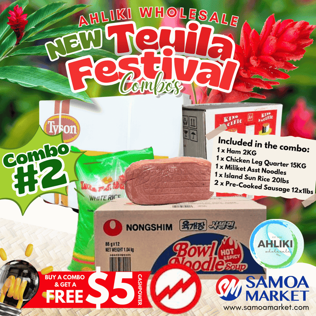 Teuila Festival Combo #2 *$5 FREE CASHPOWER PROMO* [SORRY, SOLD OUT] "PICKUP FROM AH LIKI WHOLESALE"