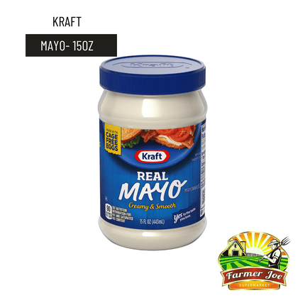 Kraft Mayonaise 15oz "PICKUP FROM FARMER JOE SUPERMARKET UPOLU ONLY"