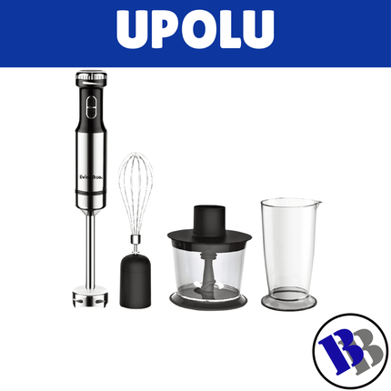 Living & Co Stick Mixwer with Chopper Set Black/Silver - "PICK UP AT BLUEBIRD LUMBER  HARDWARE UPOLU ONLY"