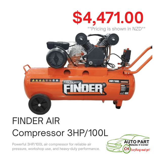 FINDER AIR Compressor 3HP/100L "PICKUP FROM AUTO PARTS, MATAUTU"