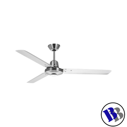 Ceiling Fan 56 (1400mm) 3B Stainless Steel "PICKUP FROM BLUEBIRD LUMBER & HARDWARE"