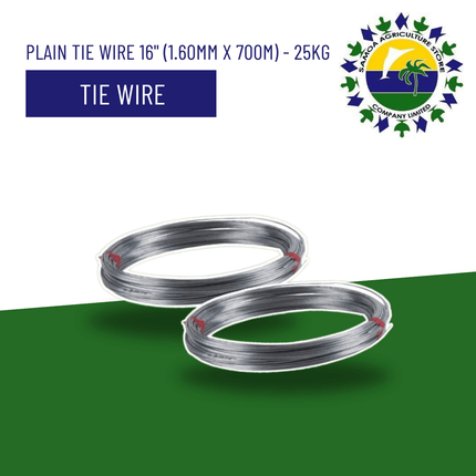 Plain Tie Wire 16'' (1.60mm x 700m) - 25kg