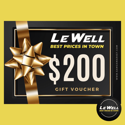 Le Well Gift Voucher $200 Tala (PICK UP FROM LE WELL COMPANY SAVALALO ONLY)