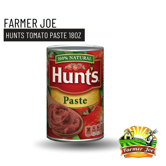 Hunts Tomato Paste 18oz "PICKUP FROM FARMER JOE SUPERMARKET UPOLU ONLY"