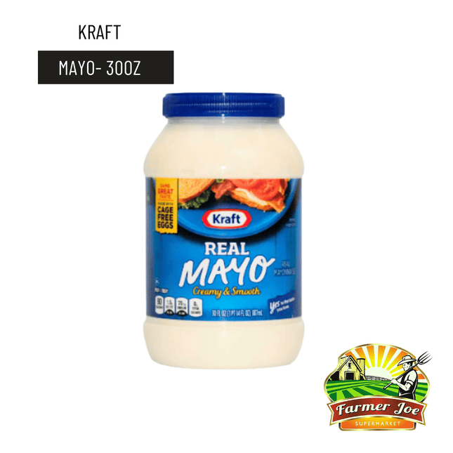 Kraft Mayonaise 30oz "PICKUP FROM FARMER JOE SUPERMARKET UPOLU ONLY"