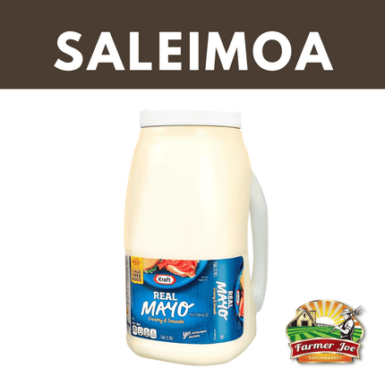 Kraft Mayonnaise 1 Gallon "PICKUP FROM FARMER JOE SUPERMARKET SALEIMOA ONLY"