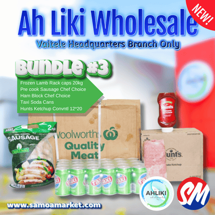 Ah Liki WHolesale BUNDLE #3 "PICKUP FROM AH LIKI WHOLESALE HEADQUARTERS ONLY"