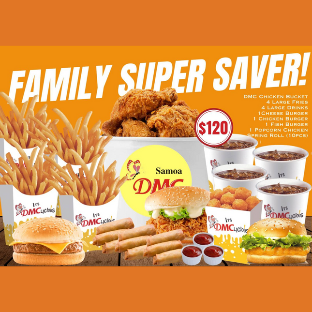FAMILY SUPER SAVER Meal "PICKUP FROM DMC VAILOA, MOTOOTUA OR FUGALEI"