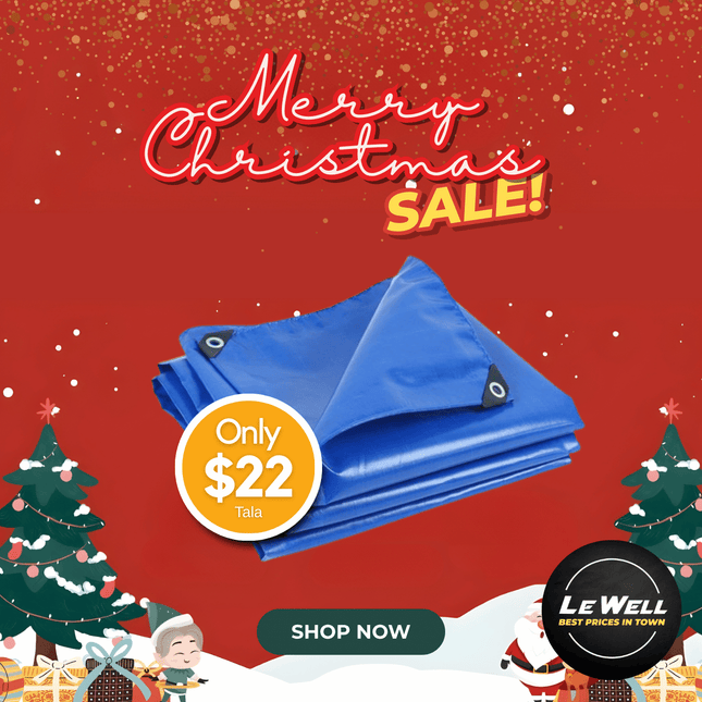 Sunpac Tarpauline 8 x 10ft (PICK UP FROM LE WELL COMPANY SAVALALO ONLY)