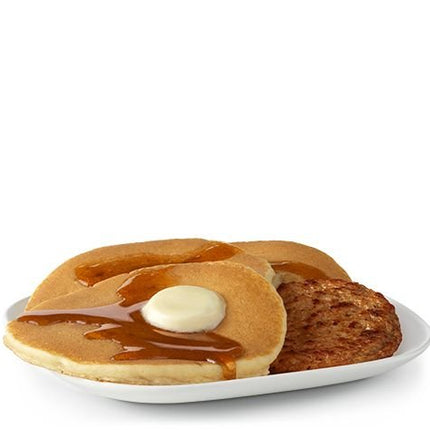 3pc Hotcakes with Sausage (Breakfast Only) - Samoamarket.com