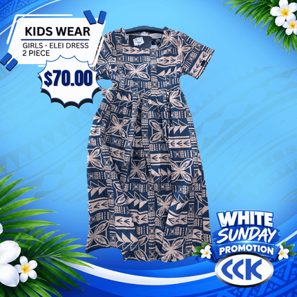 Kids Wear (Girls-Elei Dress) "PICKUP AT CCK CLOTHING STORE SALEUFI, VAITELE or SALELOLOGA"