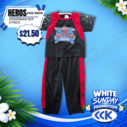 Hero's Kids Wear (Spiderman B/R) "PICKUP AT CCK CLOTHING STORE SALEUFI, VAITELE or SALELOLOGA"