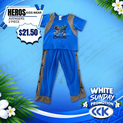 Hero's Kids Wear (Avengers) "PICKUP AT CCK CLOTHING STORE SALEUFI, VAITELE or SALELOLOGA"