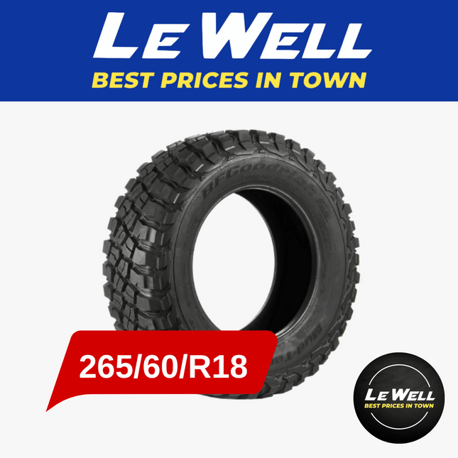 Car Tyre 265/60/R18 (PICK UP FROM LE WELL COMPANY SAVALALO ONLY)