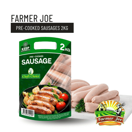 Chefs Choice Pre-Cooked Sausages 2KG Bag "PICKUP FROM FARMER JOE SUPERMARKET VAITELE ONLY"