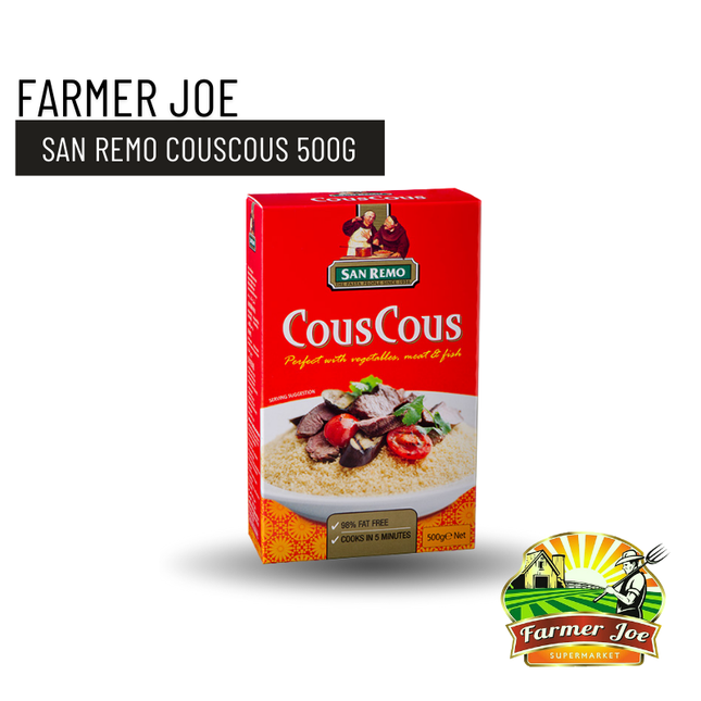 San Remo Couscous 500g "PICKUP FROM FARMER JOE SUPERMARKET UPOLU ONLY"
