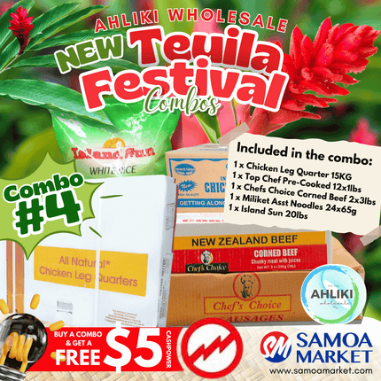 Teuila Festival Combo #4 *$5 FREE CASHPOWER PROMO* "PICKUP FROM AH LIKI WHOLESALE"