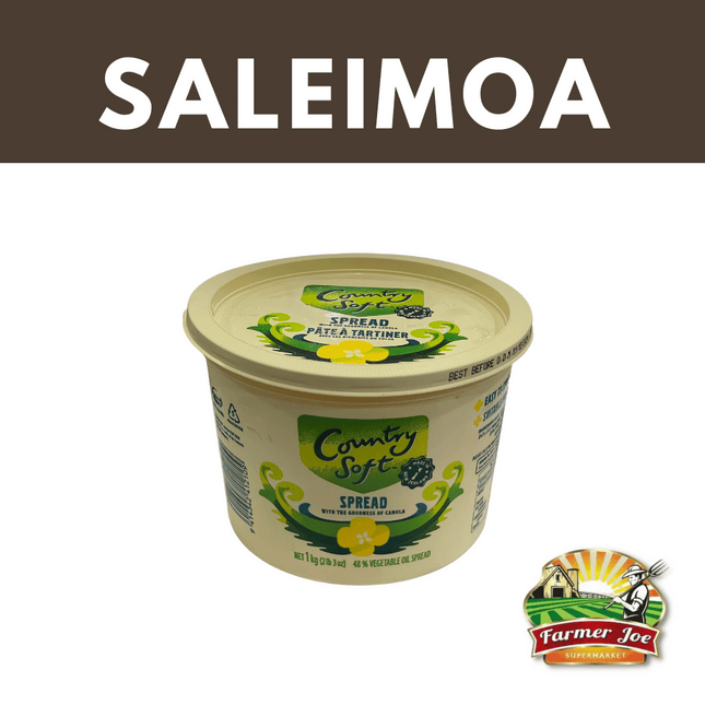 Country Soft Butter 1kg   "PICKUP FROM FARMER JOE SUPERMARKET SALEIMOA ONLY"