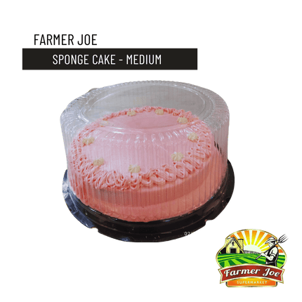 Sponge Cake - Medium "PICKUP FROM FARMER JOE SUPERMARKET UPOLU ONLY"