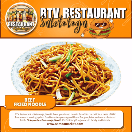 Beef Fried Noodle "PICKUP FROM RTV SALELOLOGA"