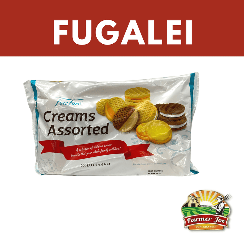 Finefare Cream Biscuits 500g  "PICKUP FROM FARMER JOE SUPERMARKET FUGALEI ONLY"
