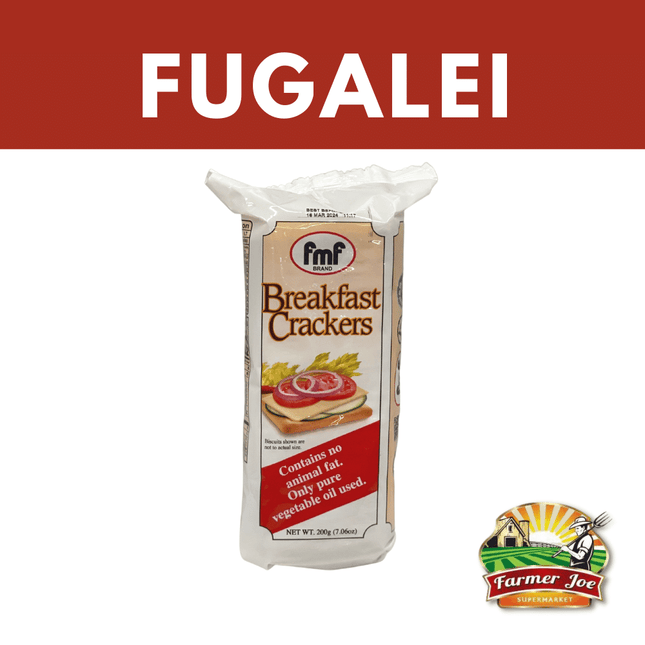 FMF Breakfast Crackers 200g   "PICKUP FROM FARMER JOE SUPERMARKET FUGALEI ONLY"