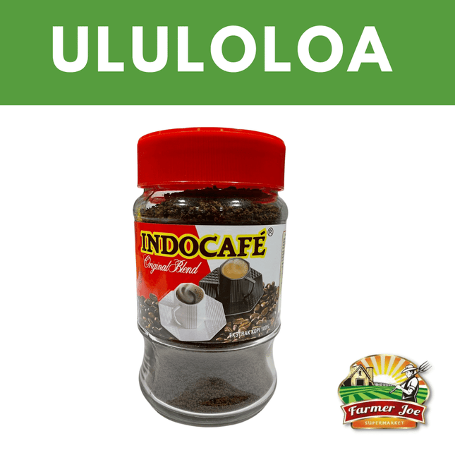 Indocafe Instant Coffee 200g "PICKUP FROM FARMER JOE SUPERMARKET ULULOLOA ONLY"