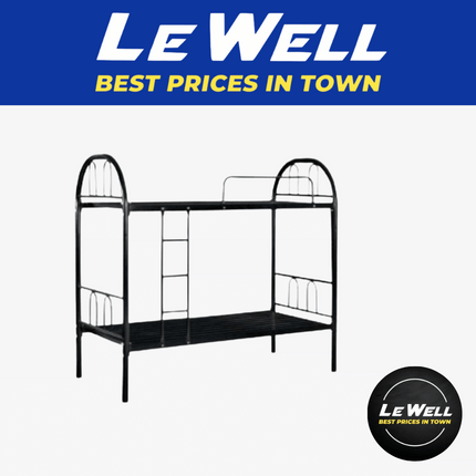 Double Decker Bunk Bed Black (PICK UP FROM LE WELL COMPANY SAVALALO ONLY)