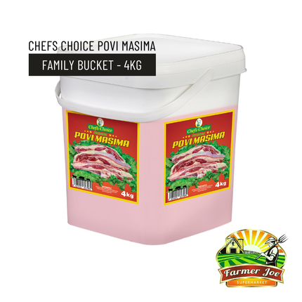 Chefs Choice Povi Masima 4Kg Family Bucket [SORRY, SOLD OUT] "PICKUP FROM FARMER JOE SUPERMARKET UPOLU ONLY"