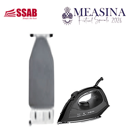 Gevi Steam Iron/Ironing Board 33x10cm Small