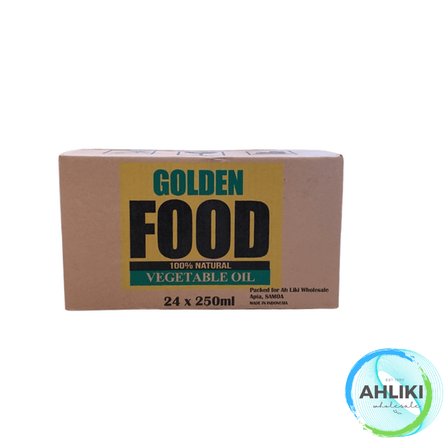 Golden Food Cooking Oil 24 by 250ml [NOT AVAIL AT SALELOLOGA] "PICKUP FROM AH LIKI WHOLESALE"