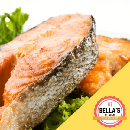 Pan Fried Salmon "PICKUP FROM BELLAS KITCHEN, TAUESE, APIA"