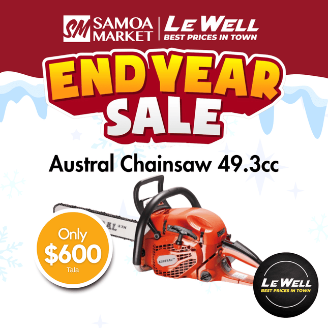 Austral Chainsaw 49.3CC (PICK UP FROM LE WELL COMPANY SAVALALO ONLY)
