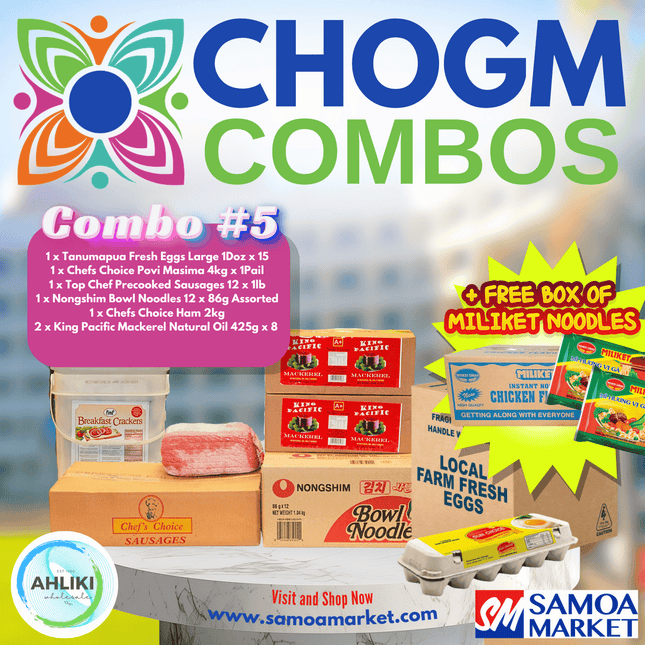 CHOGM Combo #5 - (plus FREE PUSA SAIMIGI) "PICKUP FROM AH LIKI WHOLESALE"