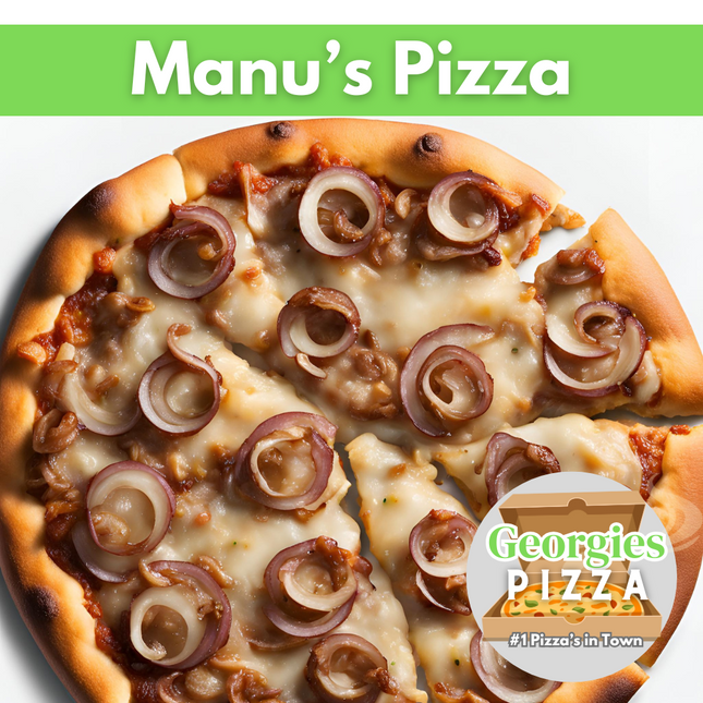 Manu's Pizza “PICKUP FROM GEORGIES PIZZA TAUFUSI”