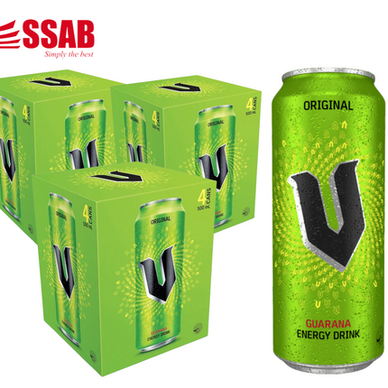 V Energy Drinks 12 x 500ml "PICK UP AT SSAB BARGAINS ONLY" - 1