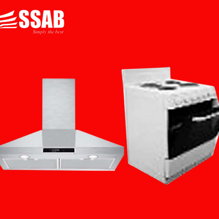 COOLEX FREESTANDING FULL ELECTRIC 4 BURNER OVEN / COOLEX RANGE HOOD 4-BURNER "PICK UP AT SSAB MEGA STORE TOGAFUAFUA ONLY" - 1