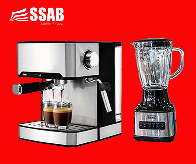 GEVI BLACK BLENDER 1.5L / COOLEX COFFEE MAKER "PICK UP AT SSAB MEGA STORE TOGAFUAFUA ONLY" - 1