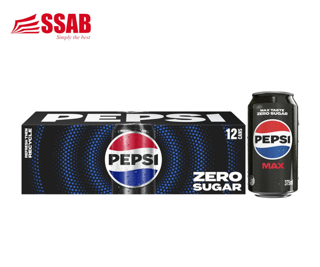 PEPSI MAX 355ML PACK OF 12 (PICK UP AT SSAB BARGAINS SINAMOGA ONLY) - 1