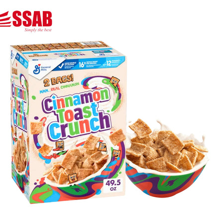 CINNAMON TOAST CRUNCH 49.5OZ 2 BAGS "PICK UP AT SSAB BARGAINS ONLY" - 1