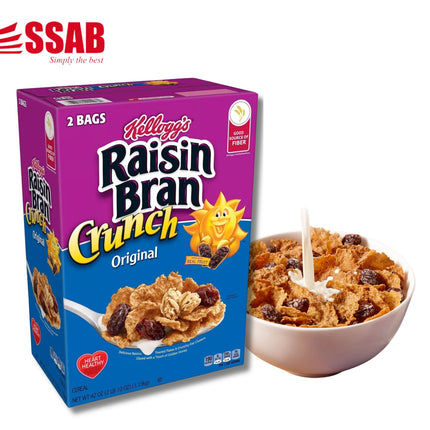 KELLOGG'S RAISIN BRAISIN CEREAL 2 BAGS "PICK UP AT SSAB BARGAINS SINAMOGA ONLY" - 1