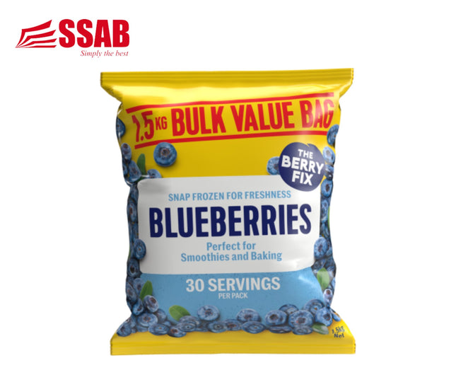 THE BERRY FIX BLUEBERRYIES 1.5KG "PICK UP AT SSAB BARGAINS SINAMONGA ONLY" - 1