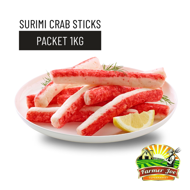 Surimi Crabsticks Packet 1Kg - "PICKUP FROM FARMER JOE SUPERMARKET UPOLU ONLY"