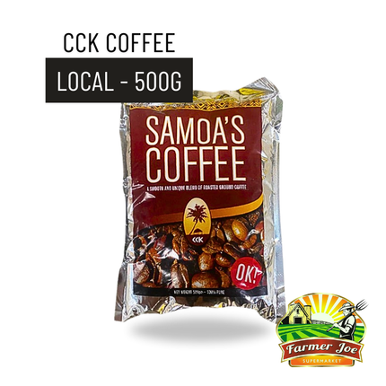 CCK Coffee Local 500g - "PICKUP FROM FARMER JOE SUPERMARKET UPOLU ONLY"